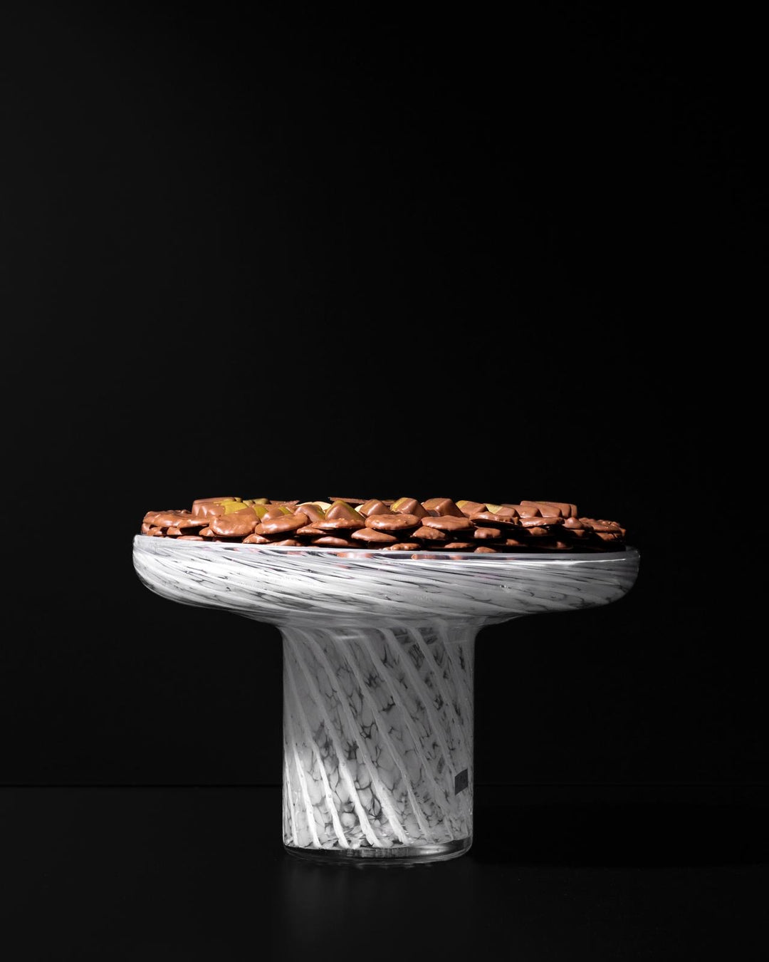 White Glass Stand - 2KG